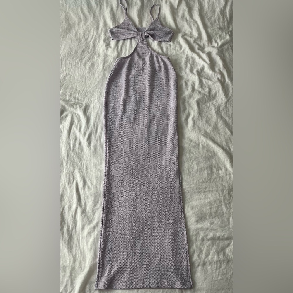 Chic Lavender Knit Dress